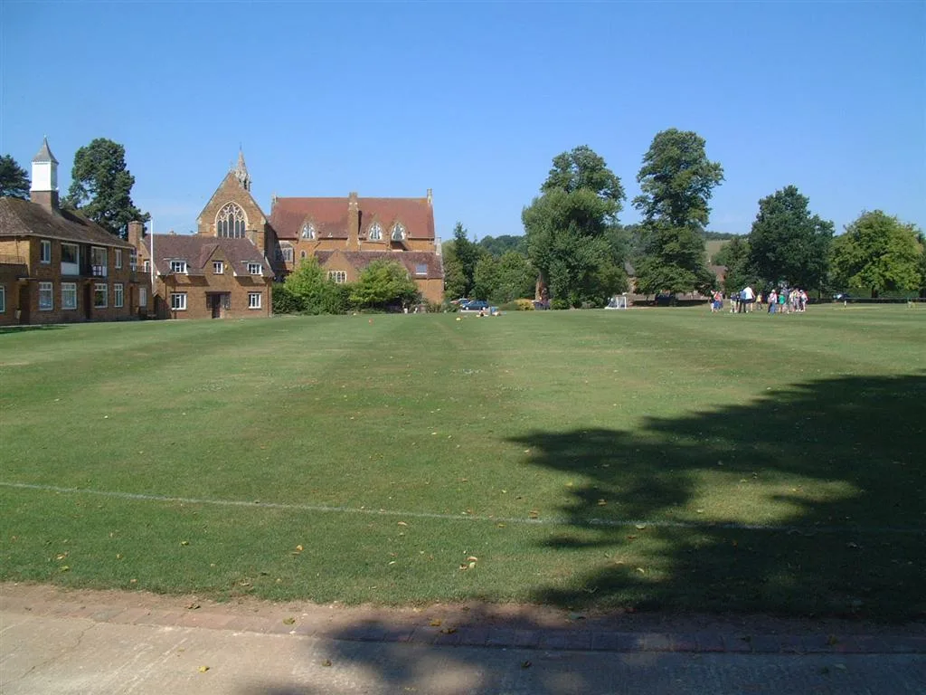 The main field at Bloxham School, whose half term starts a week before the county's
