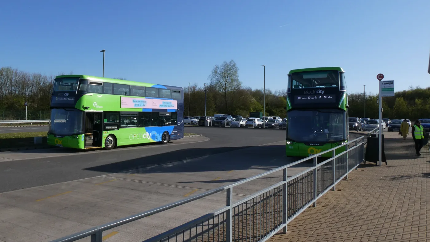 The Bicester Park and Ride on Vendee Drive, next to the land proposed for the new recycling centre