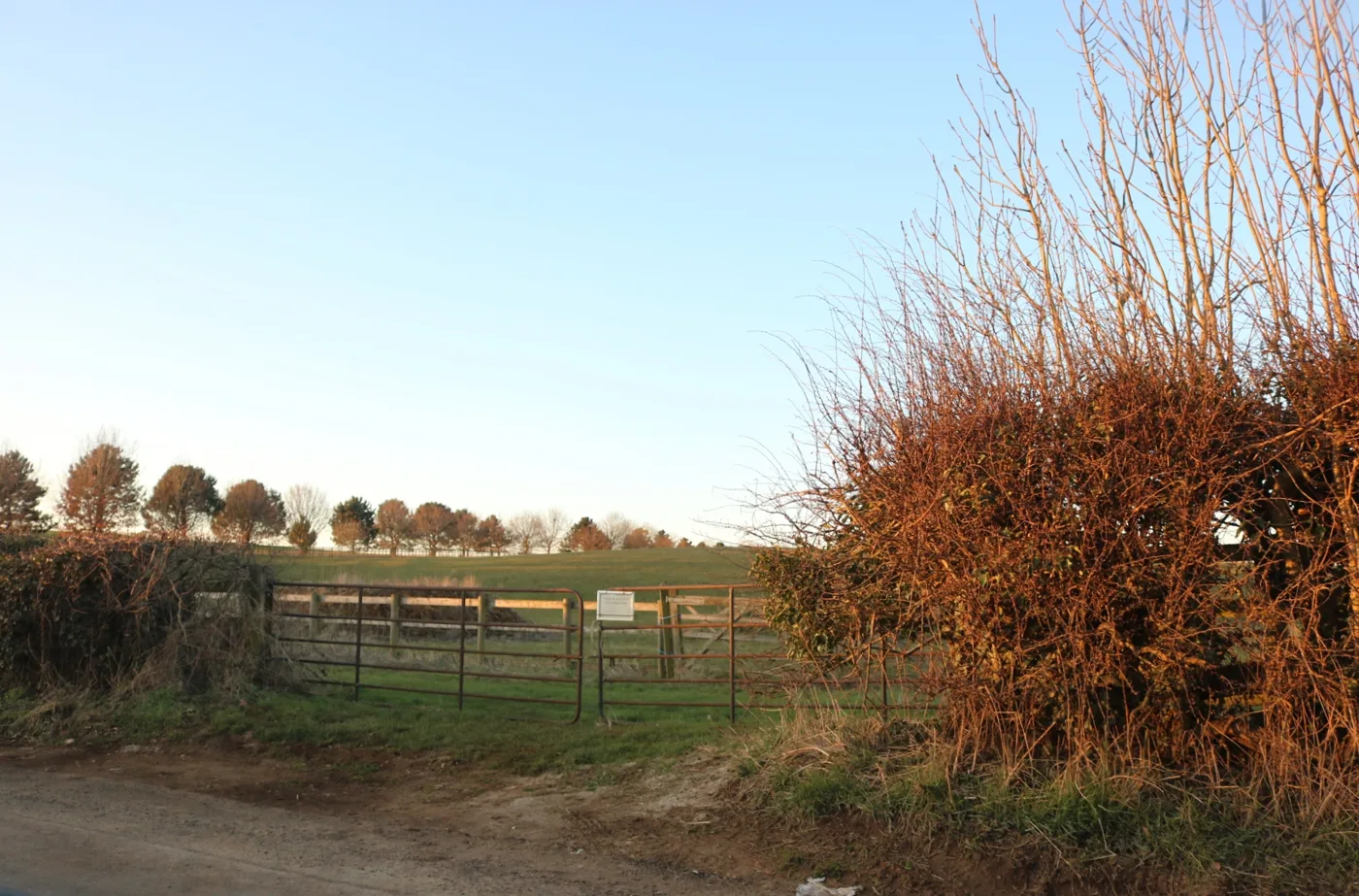 Farmland by Wykham Lane on the southern edge of Banbury. Wykham Lane forms the southern boundary of the plan's 600-home allocation east of Bloxham Road