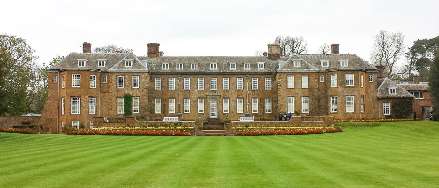 Upton House on the A422, seven miles north of Banbury, from the lawn